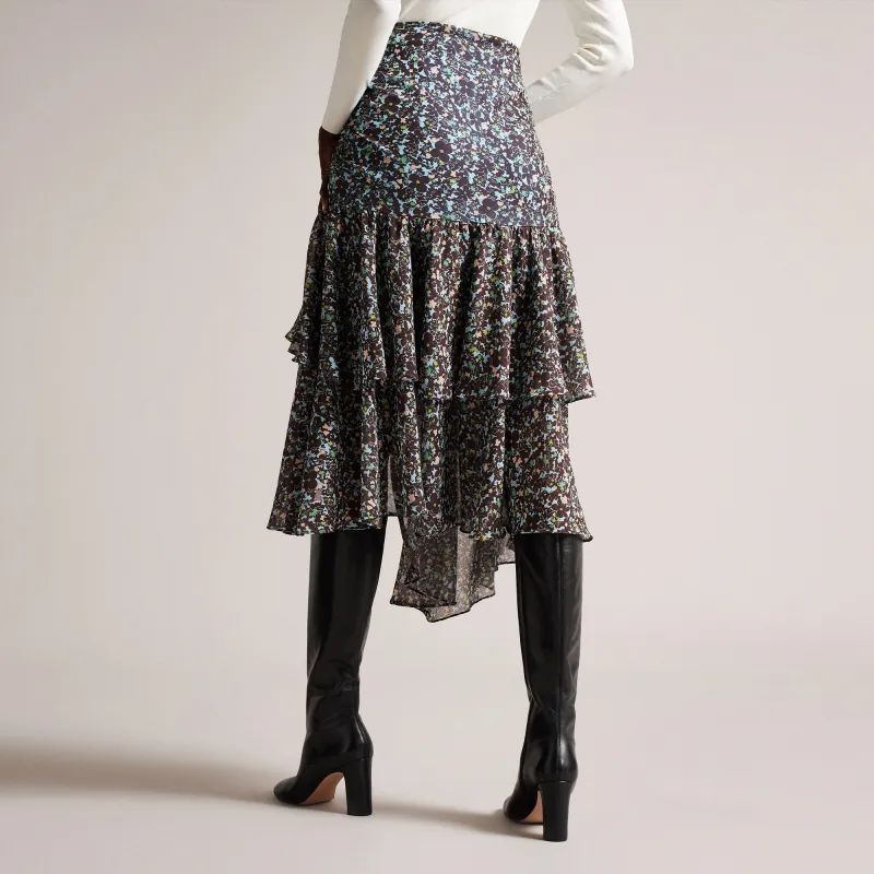 Ted Baker Casual Long Skirts Women's Light Blue-1