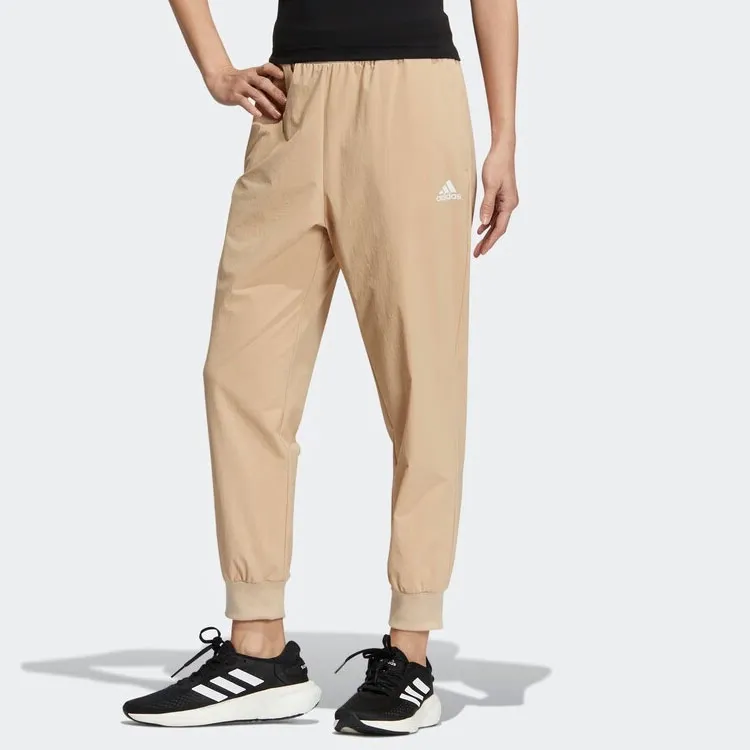 Adidas Knitted Sweatpants Women's Khaki-2