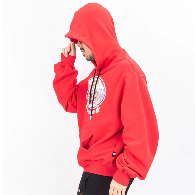 GCDS Sweatshirts Men Red-4