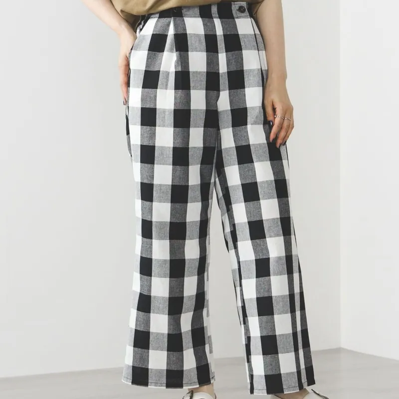 Beams Casual Pants Women's Black-1