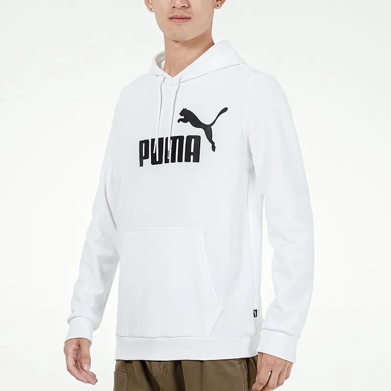 PUMA Sudadera Con Capucha Para Hombre Essentials Big Logo-4