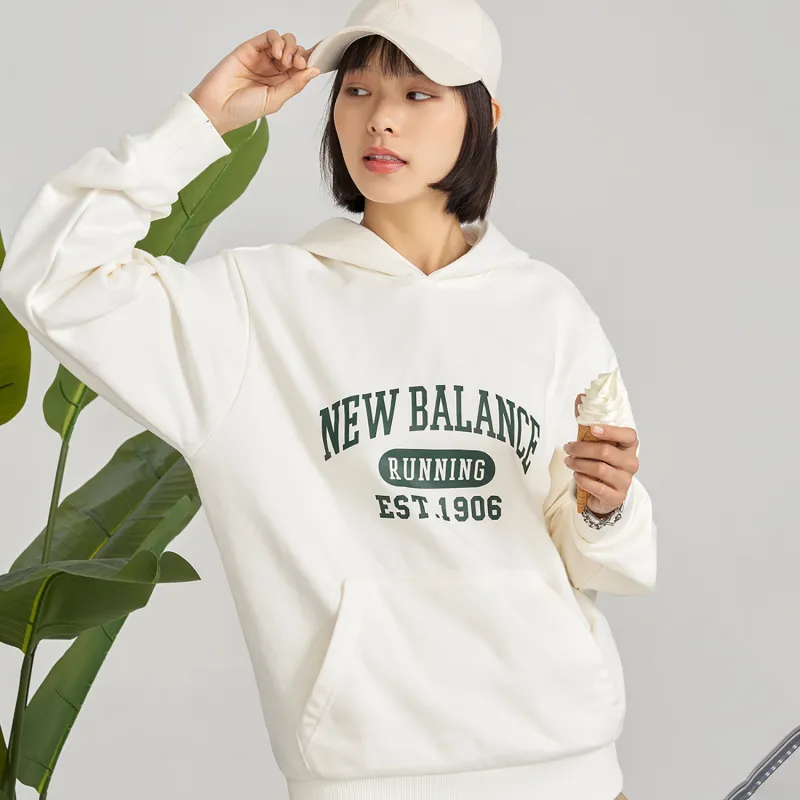 New Balance Sweatshirt Fall And Winter Unisex Ecru-4