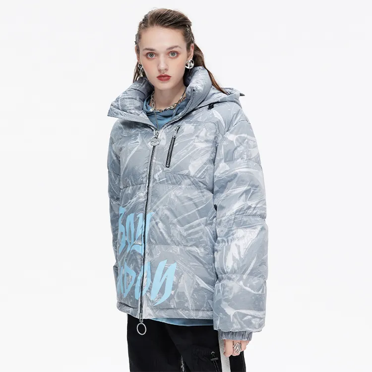 Boy London Down Jacket Winter Unisex Gray-4