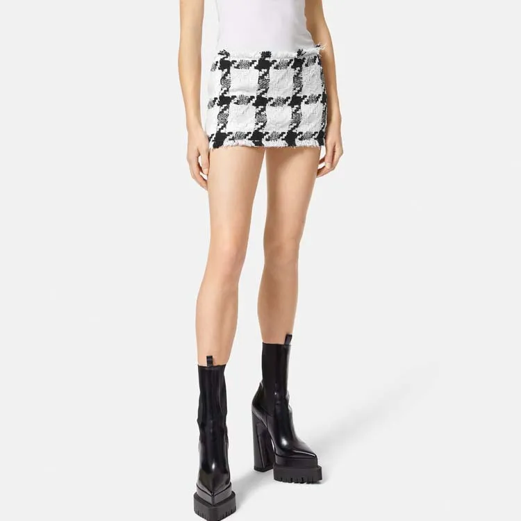 VERSACE VERSACE FW22 Casual Short Skirts Women's White-3