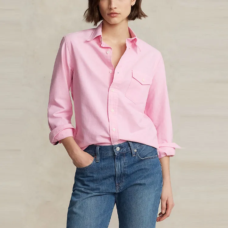 Polo Ralph Lauren Shirts Unisex Pink-4