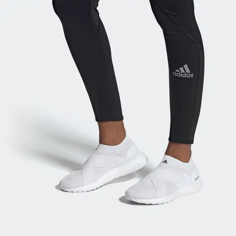 Adidas Ultra Boost Slip On Dna White Acid Orange Women's-6
