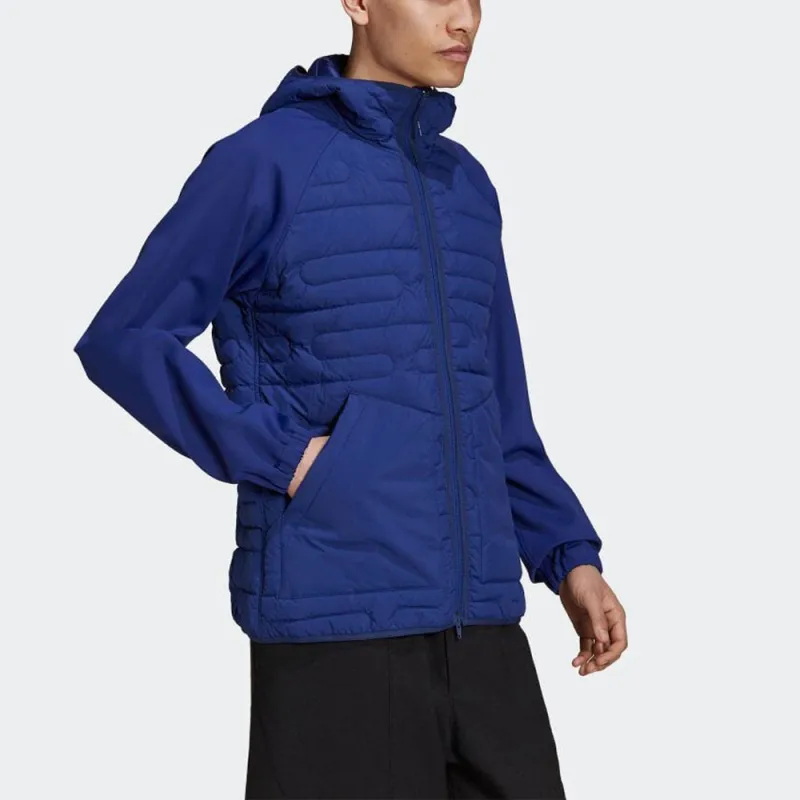 Y 3 Puffer Jackets Men Blue-3