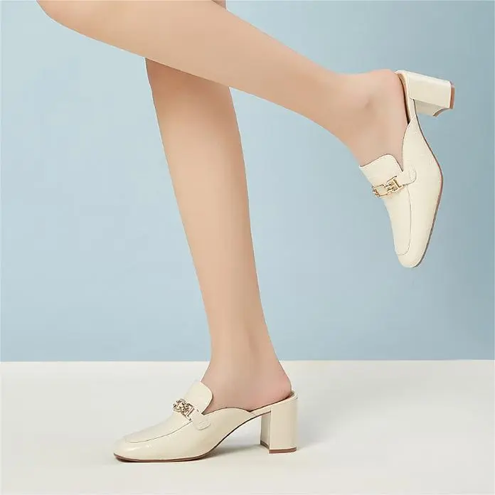 PT'SON Closed Toe Slippers 6.5cm Women's-1
