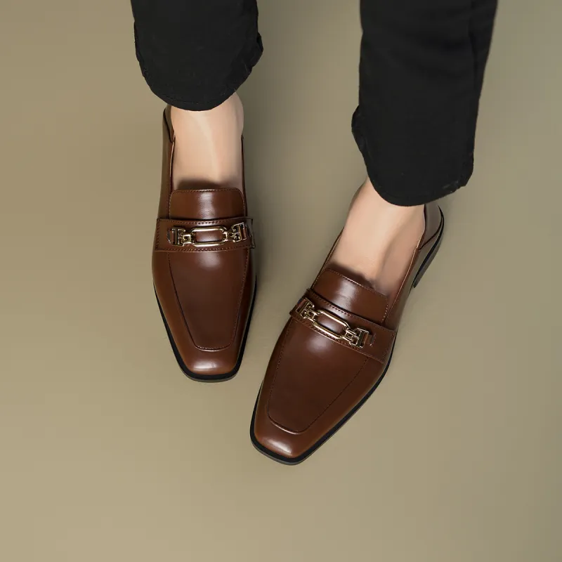 MARINO FABIANI Loafers 3cm Women's Brown-2