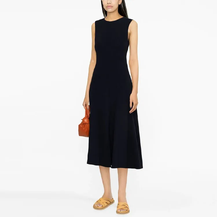 THEORY Sleeveless Dresses Women's Black-2