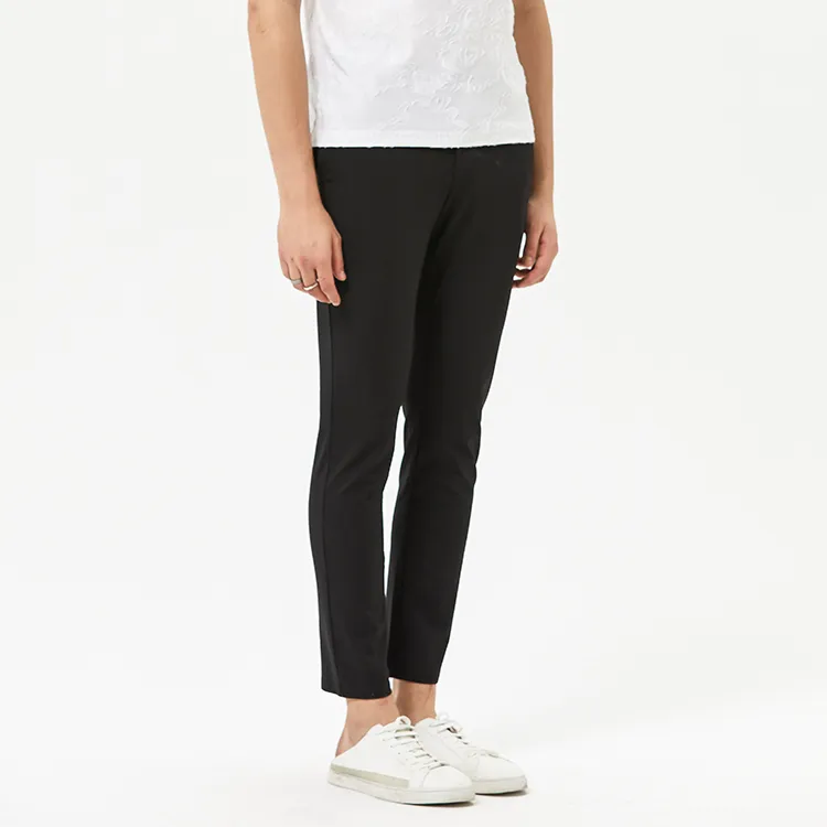 DAVID NAMAN Straight Casual Pants Men's Black-2