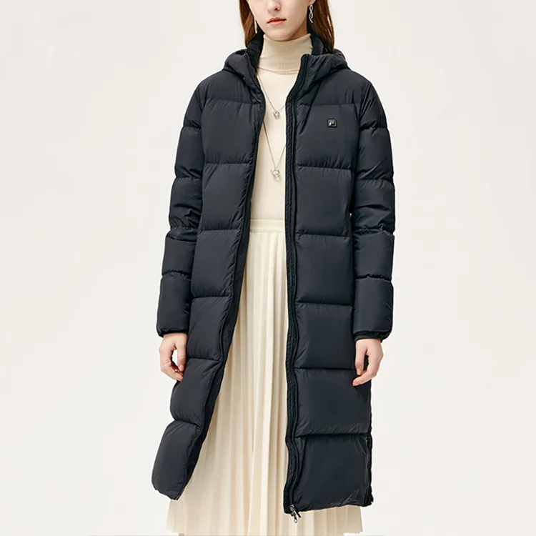 FILA Down Jacket Winter Women's Jet Black-2