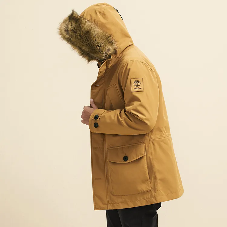 Timberland Parka Coats Men Wheat-8