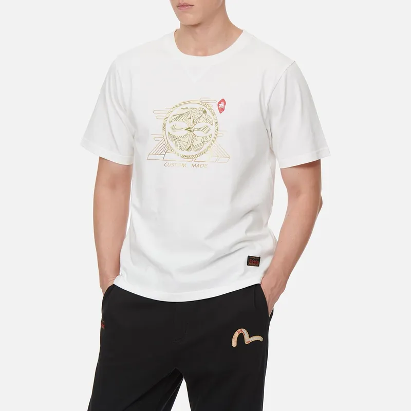 EVISU T Shirts Men White-2