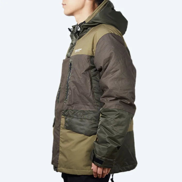 VOLCOM Down Jacket Unisex Olive Green-4