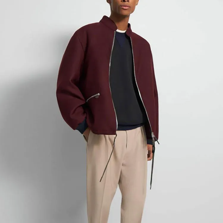 THEORY Jackets Men Burgundy-1