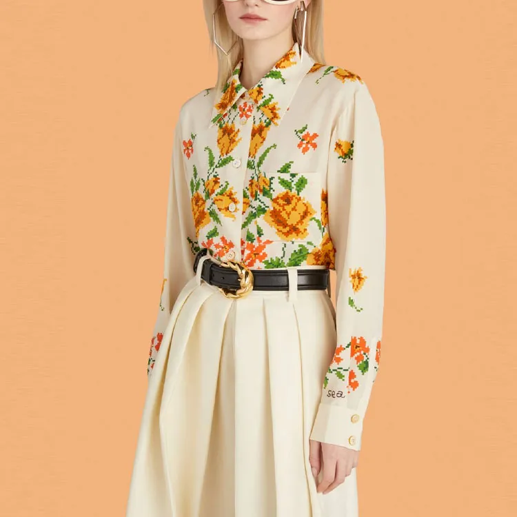 GUCCI Shirts Women's Ecru-2