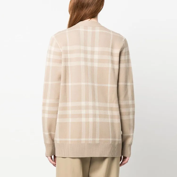 Burberry Cashmere Sweater Women's Khaki-2