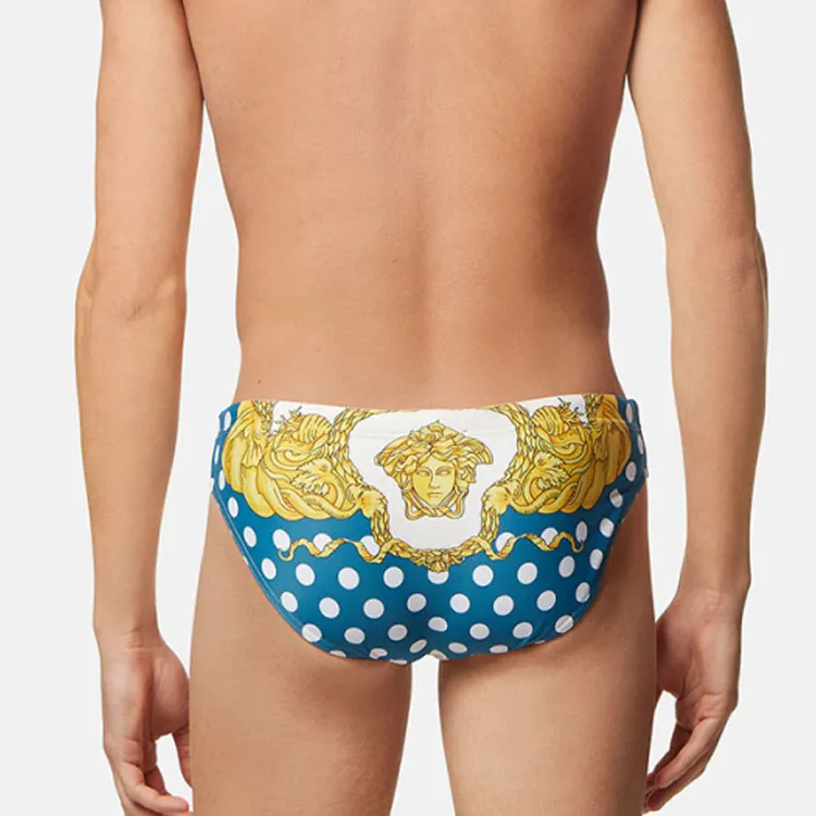 VERSACE SEASHELL BAROQUE Swimming Shorts Men's Multicolor-3