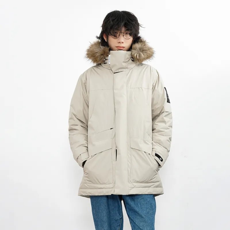 New Balance Down Jackets Unisex Khaki-4