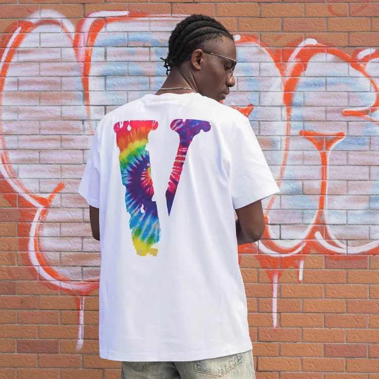 VLONE Tie dye Series T Shirts Unisex White-5