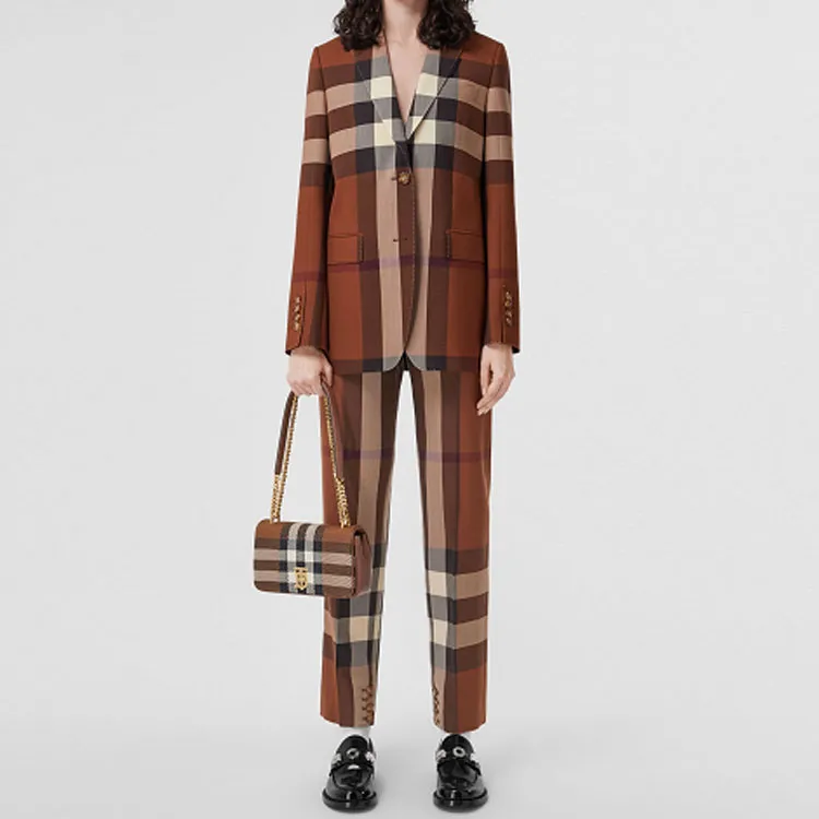 Burberry Check Tailored Trousers-2