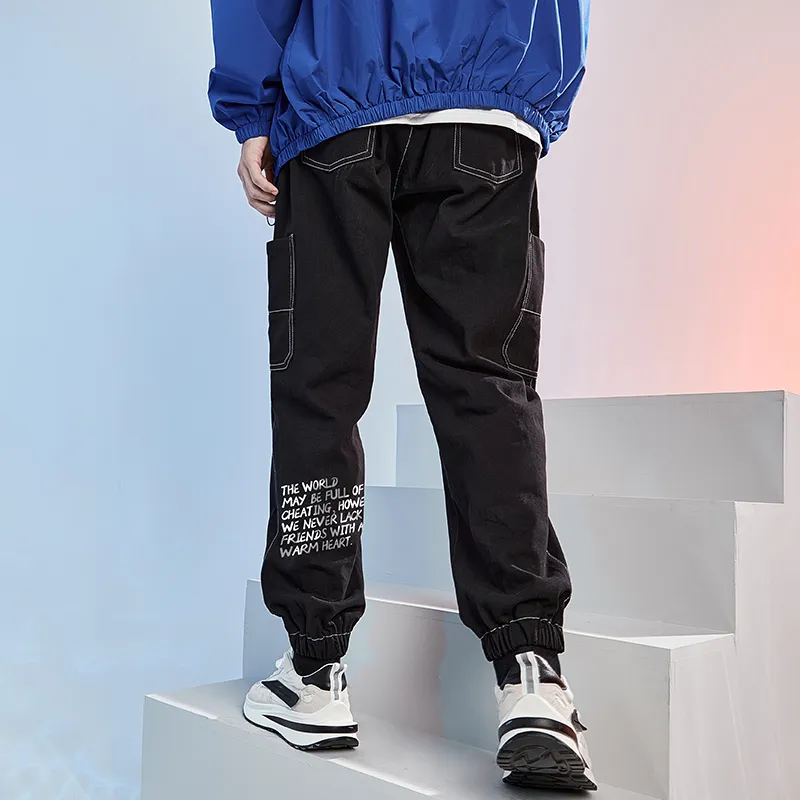 SANSYAS Jogger Jeans Unisex Black-4