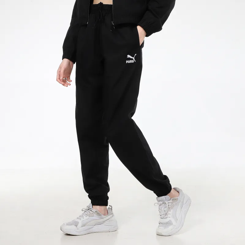 PUMA Knitted Sweatpants Women's Black-4