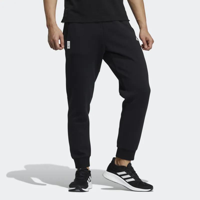 Adidas Knitted Sweatpants Men Black-1