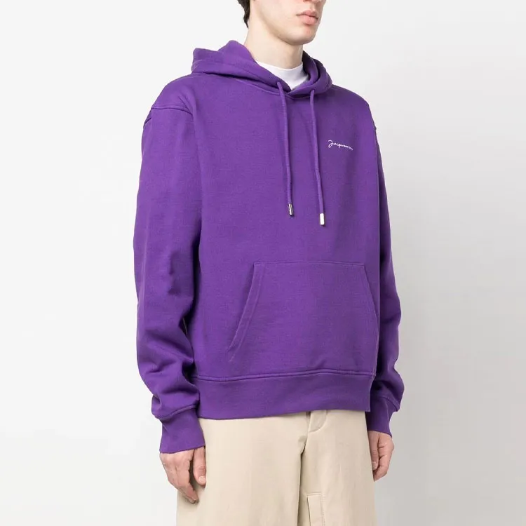 Jacquemus Le Sweatshirt Brodé Organic-cotton Hoodie-4