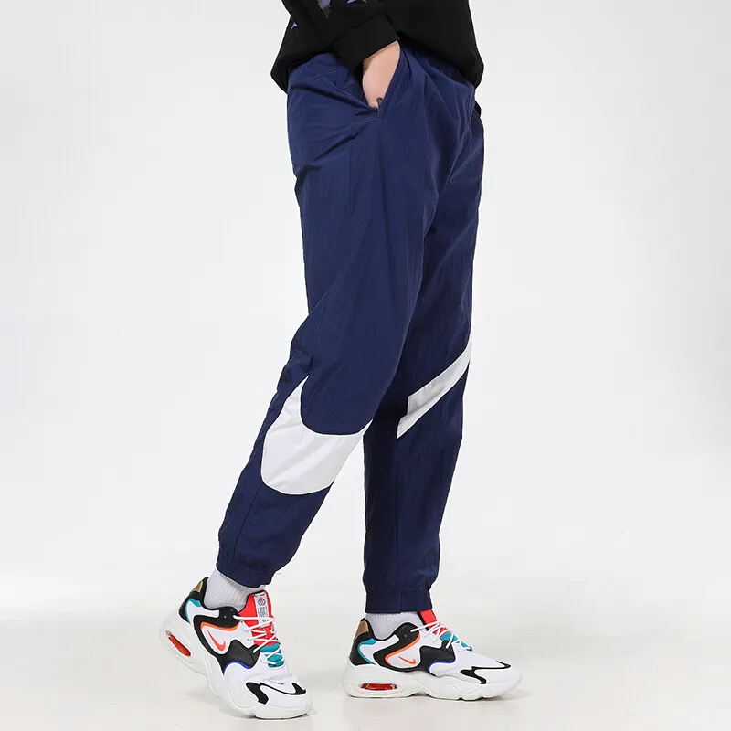 Nike Knitted Sports Pants Men's Navy-4