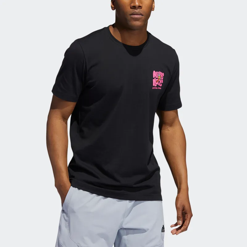 Adidas T Shirts Men Black-1