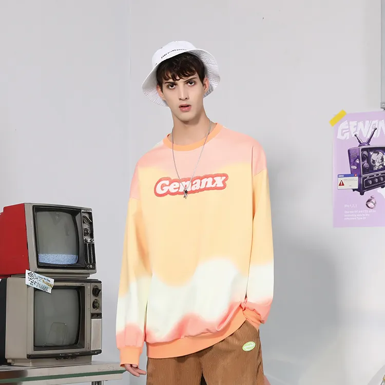 GENANX Crew Neck Loose Fit Sweatshirt Unisex-2