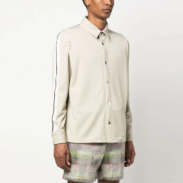 PALM ANGELS Track Striped Shirt-3