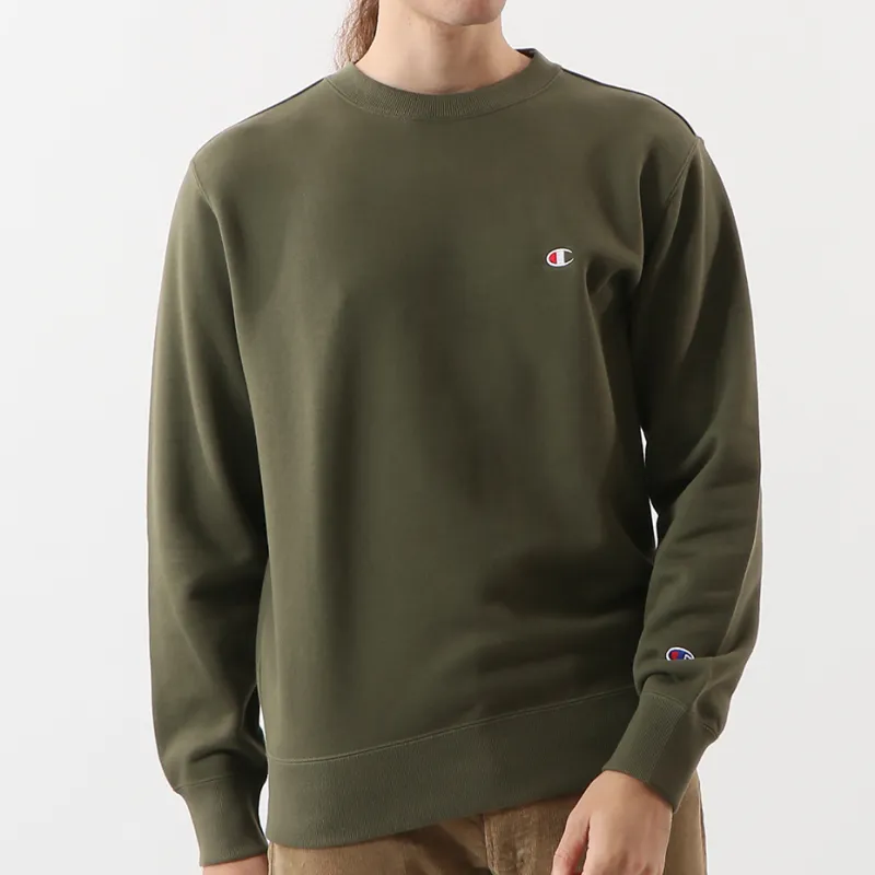 Champion Sweatshirts Unisex Army Green-3