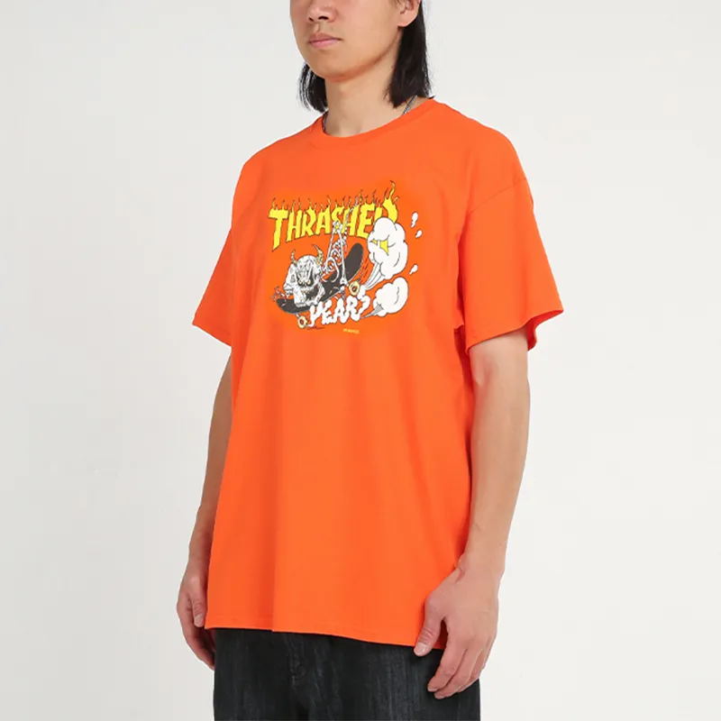 Thrasher T Shirt US Version Unisex Orange-3