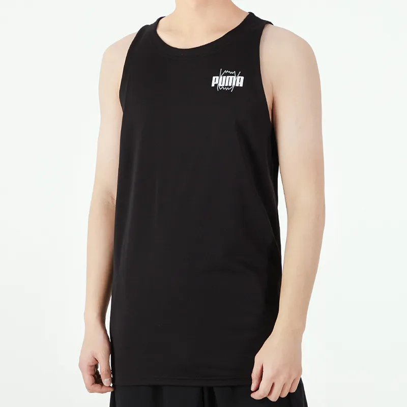 PUMA Tank Tops Men Black-2
