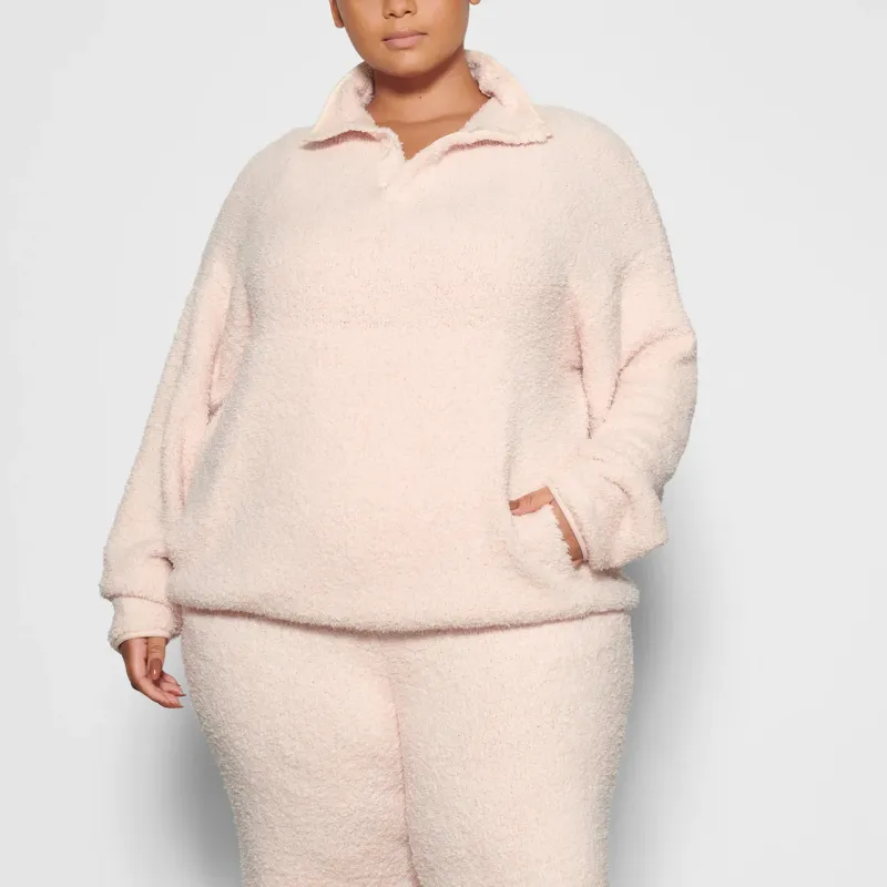 Skims Cozy Knit Pullover Dusk-1