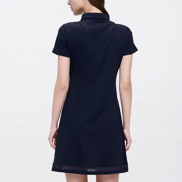 FILA Athletics Short Sleeved Dresses Women's Pitch Black-4