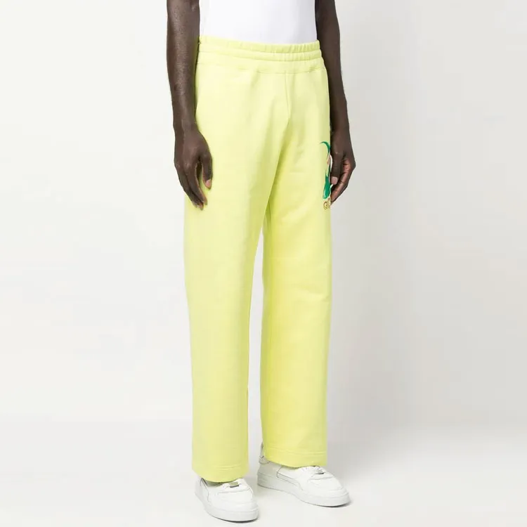 GCDS Casual Pants Men Green-2
