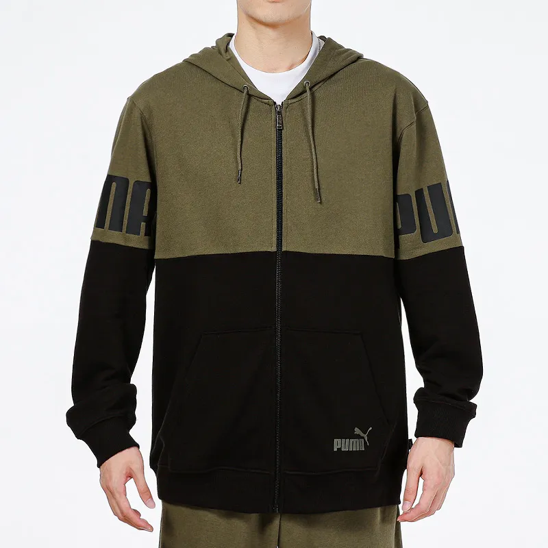 PUMA Jackets Men Green-2