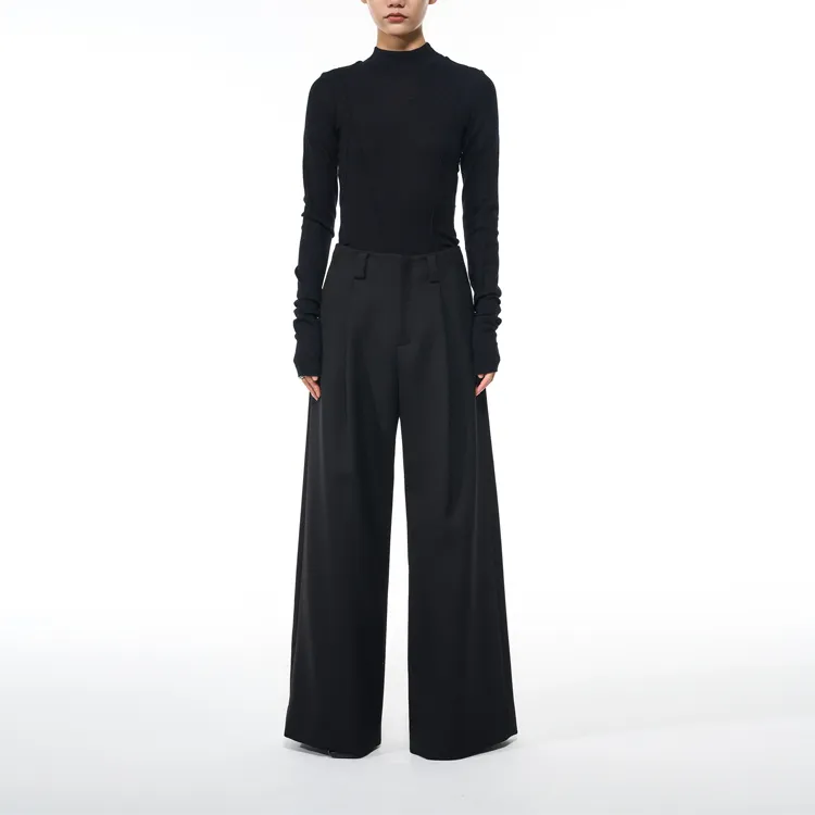 ATTEMPT Casual Pants Women's Black-2