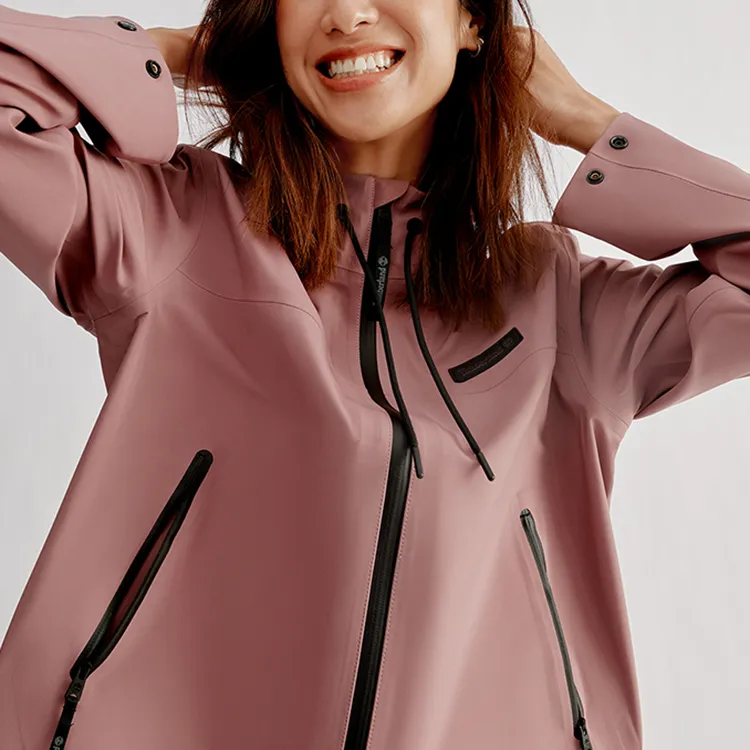 Timberland Cropped Coats Women's Grape Milkshake-4