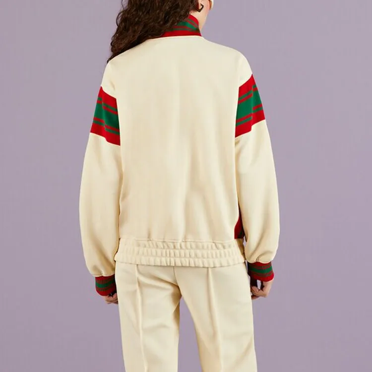 GUCCI Interlocking G Zip Up Track Jacket-4