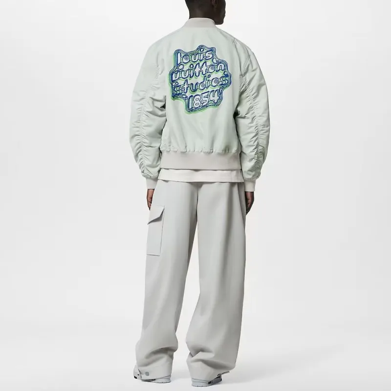 LOUIS VUITTON FW23 Jackets & Coats Men's Light Green-2
