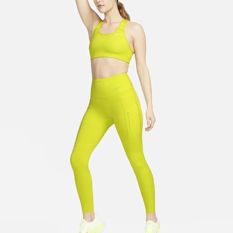 Nike Sports Pants Women's Neon Yellow-2