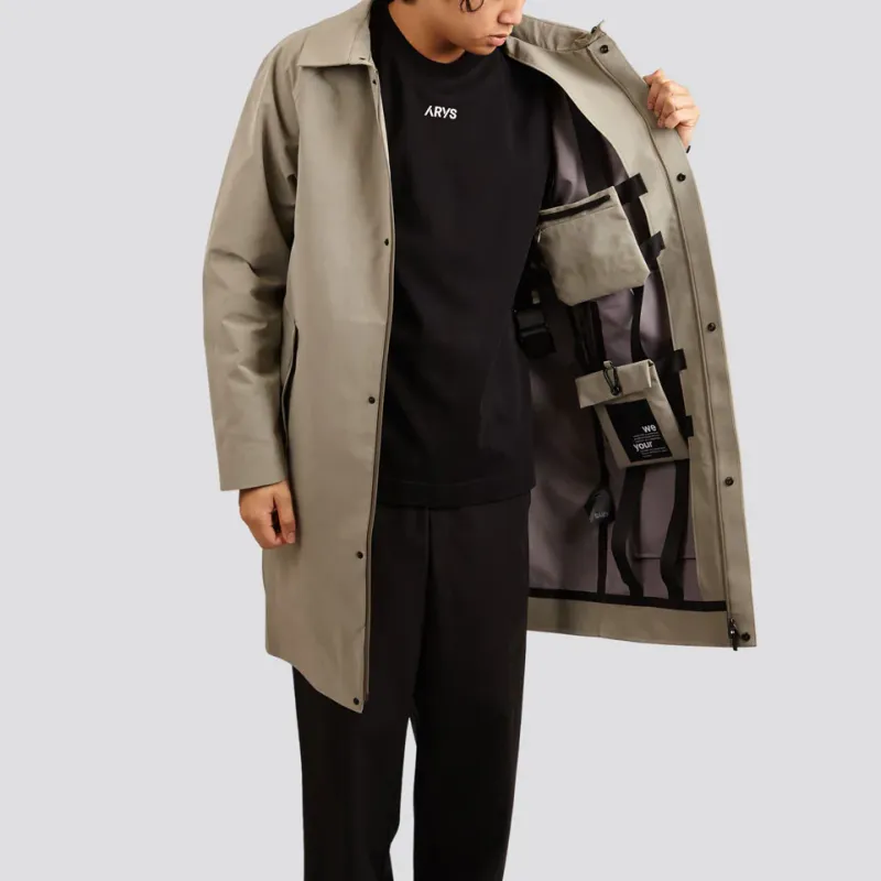 Arys Coats Men Gray Green-3