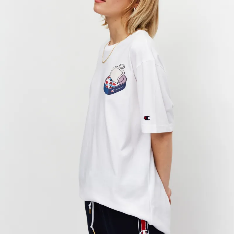 Champion T Shirts Unisex White-4