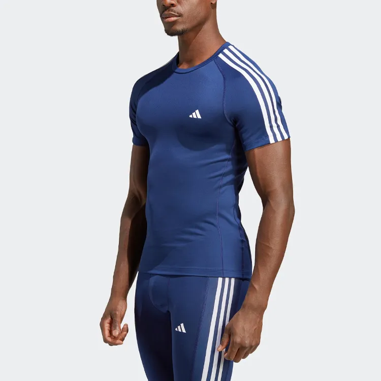 Adidas T Shirts Men Dark Blue-3