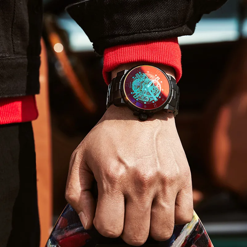ANGIE PRESENT WATCH Men SKULL Watch-1